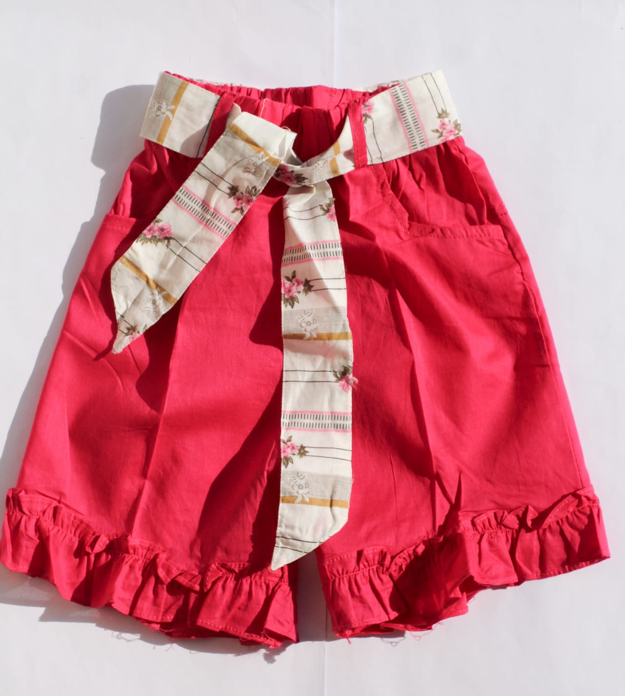 Rosy Ruffle Suit