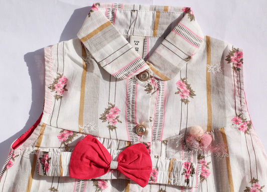 Rosy Ruffle Suit