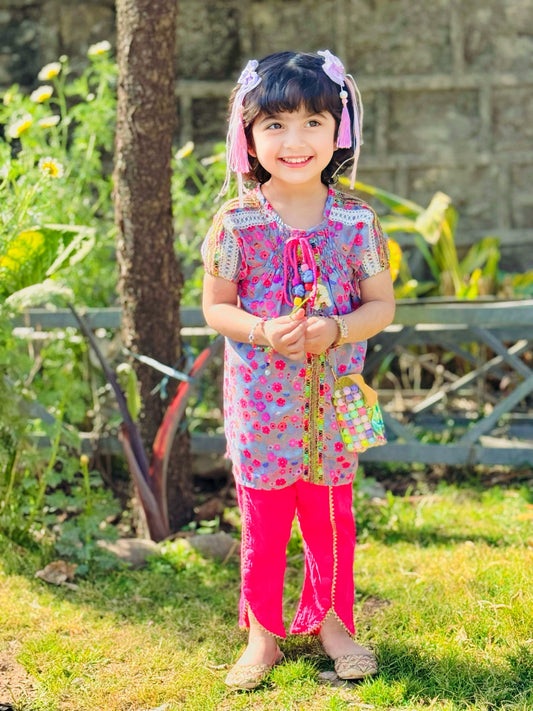 Floral Glow Suit